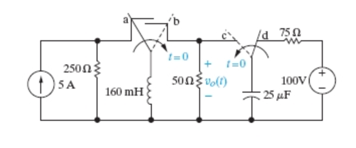 Solved The two switches in the circuit seen in (Figure 1) | Chegg.com