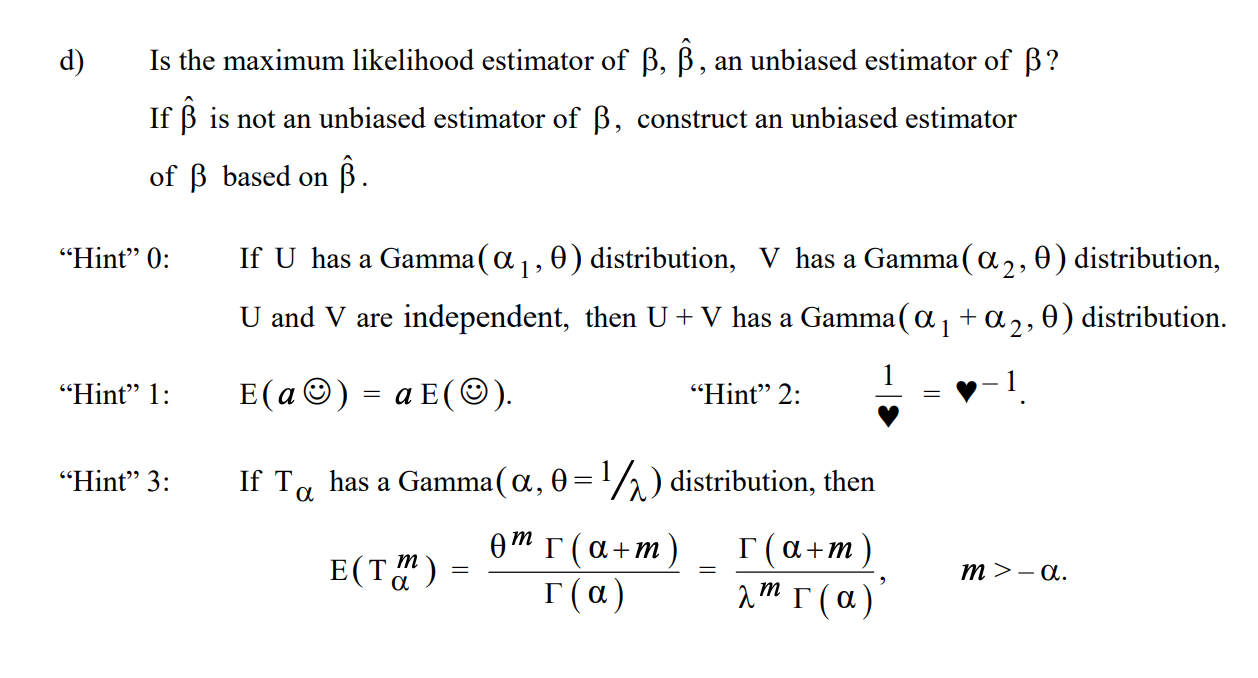 1 Be A Random Sample From The Distribution With Chegg Com