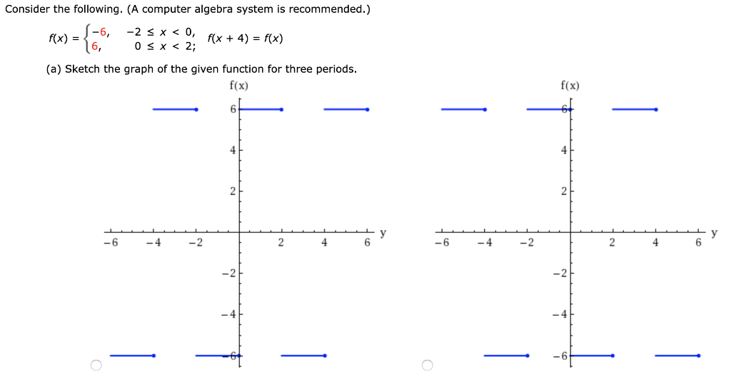 Solved Consider the following. (A computer algebra system is | Chegg.com