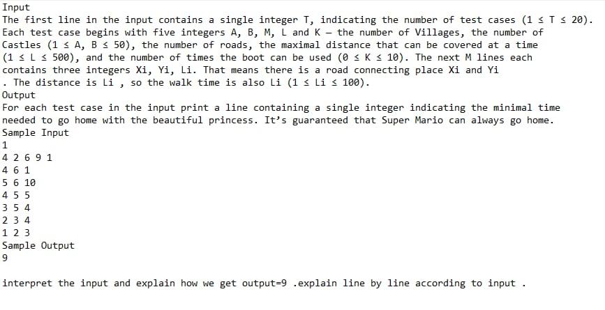 Solved The first line in the input contains a single integer | Chegg.com