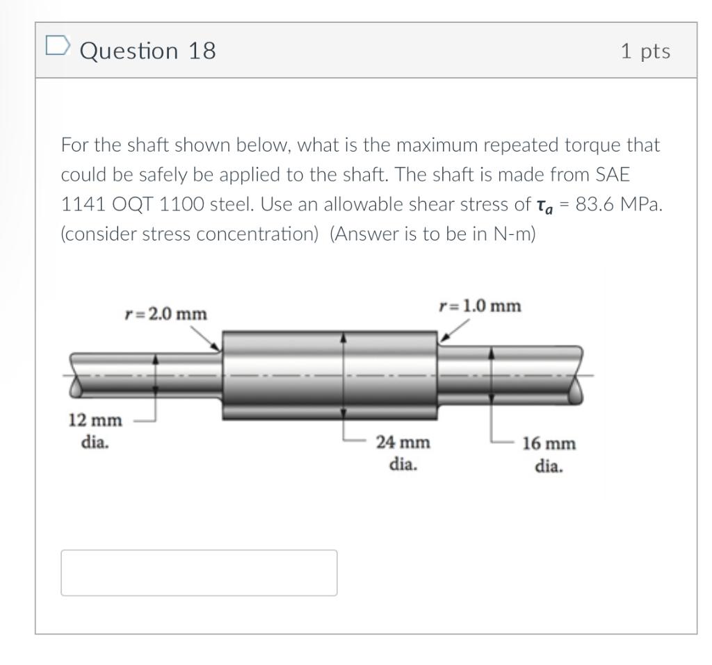Solved what is the maximum repeated torque that could be | Chegg.com