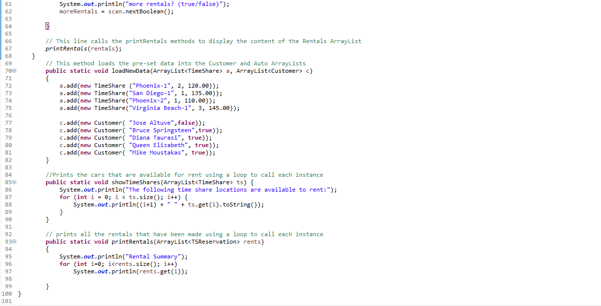 Solved Write a Java program after reviewing the programs | Chegg.com