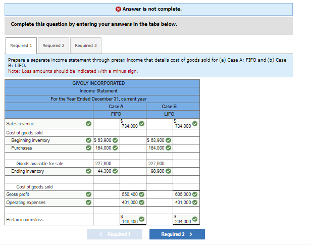 Solved Givoly Incorporated uses a periodic inventory system. | Chegg.com