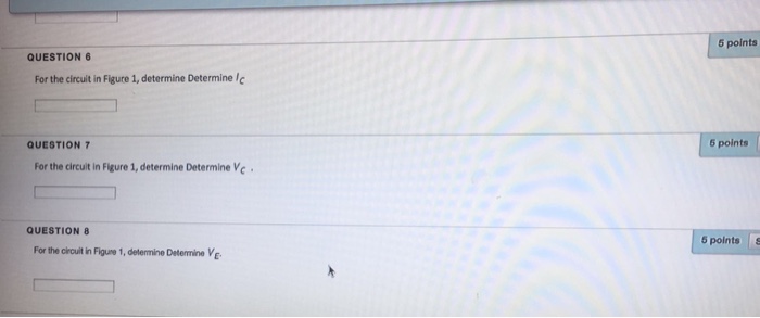 Solved For the circuit in Figure 1, determine Determine I_c | Chegg.com