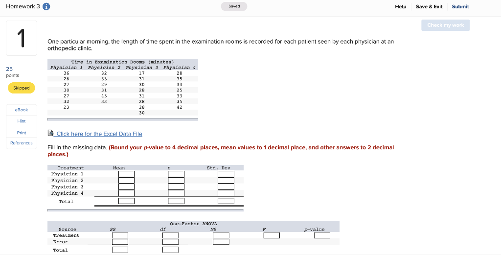 Solved Homework 3 Saved Help Save & Exit Submit Check my | Chegg.com