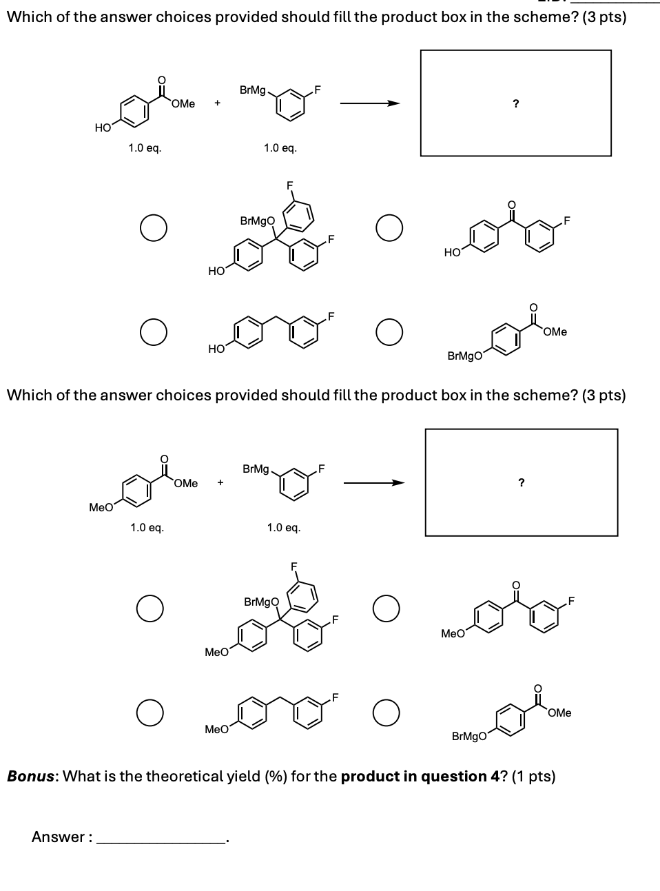 Solved Which of the answer choices provided should fill the | Chegg.com