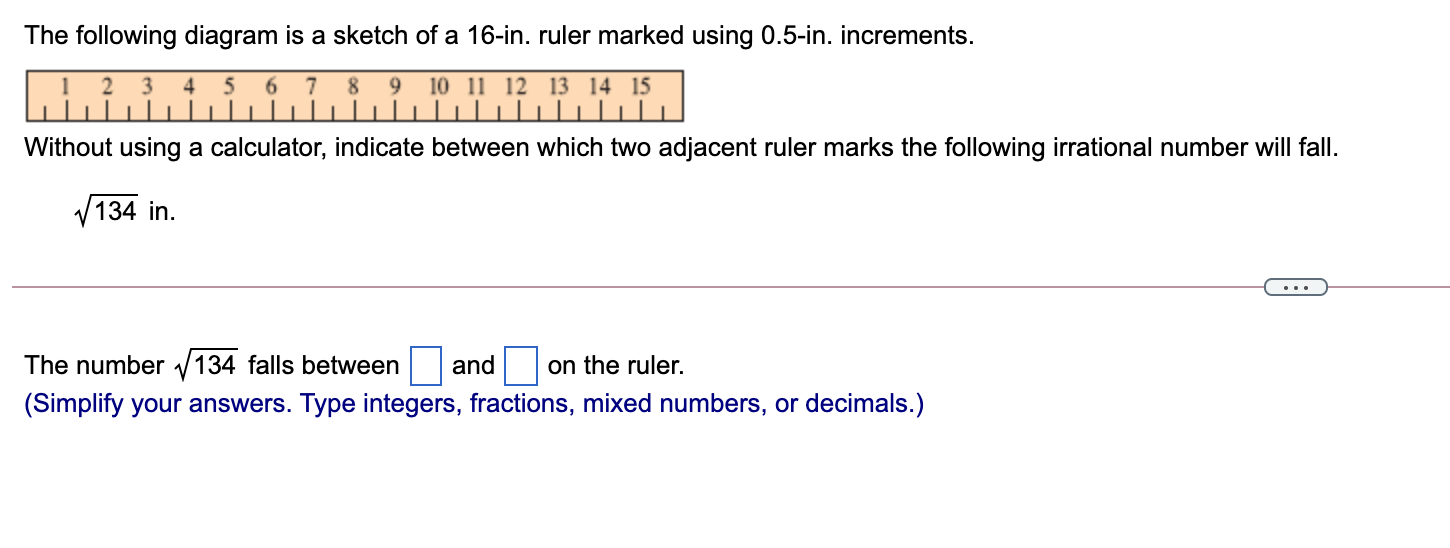 Solved The following diagram is a sketch of a 16-in. ruler | Chegg.com