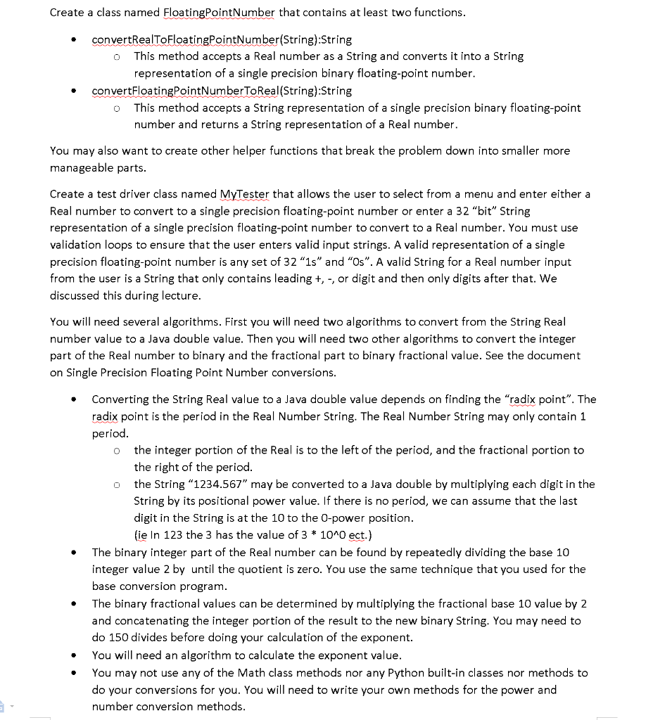 Solved Python- Convert to and from single precision binary | Chegg.com