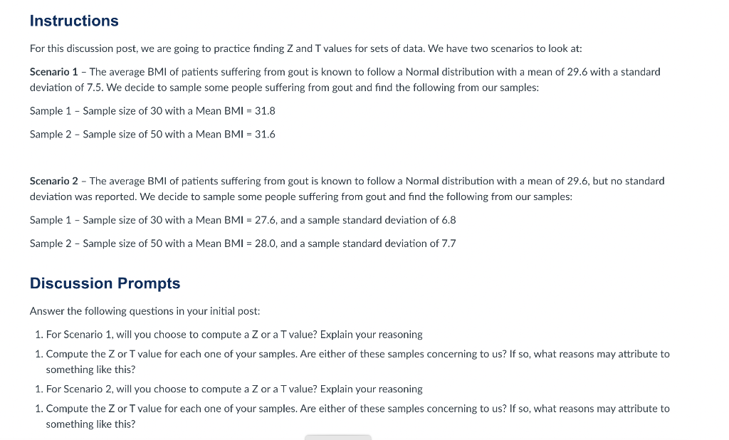 Solved Instructions For This Discussion Post We Are Going Chegg