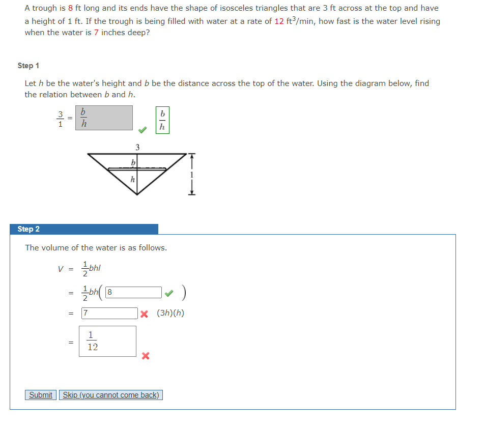 solved-a-trough-is-8-ft-long-and-its-ends-have-the-shape-of-chegg