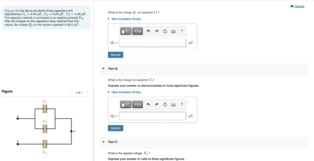 Solved Reviews (Figure 1)In the figure are shown three | Chegg.com