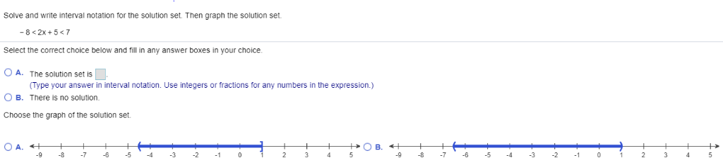 Solved Solve and write interval notation for the solution | Chegg.com