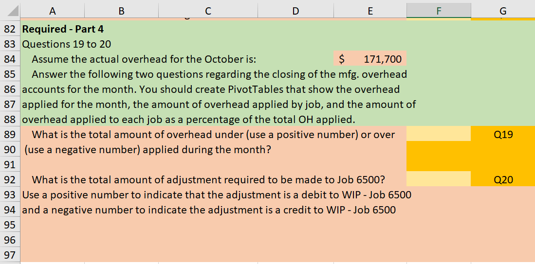 Read these Instructions carefully! For October 2021, | Chegg.com