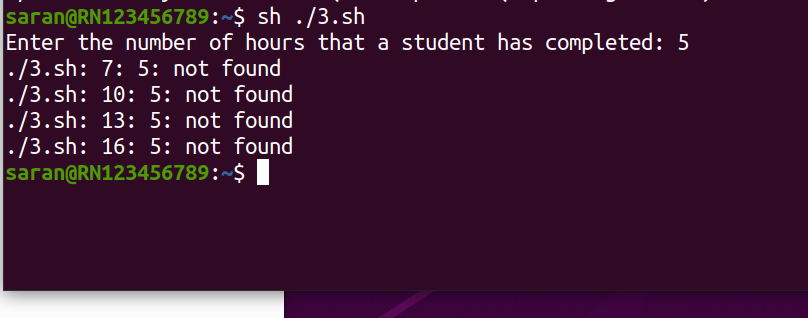 Solved shell command: what is the mistake ? #!/bin/bash echo | Chegg.com