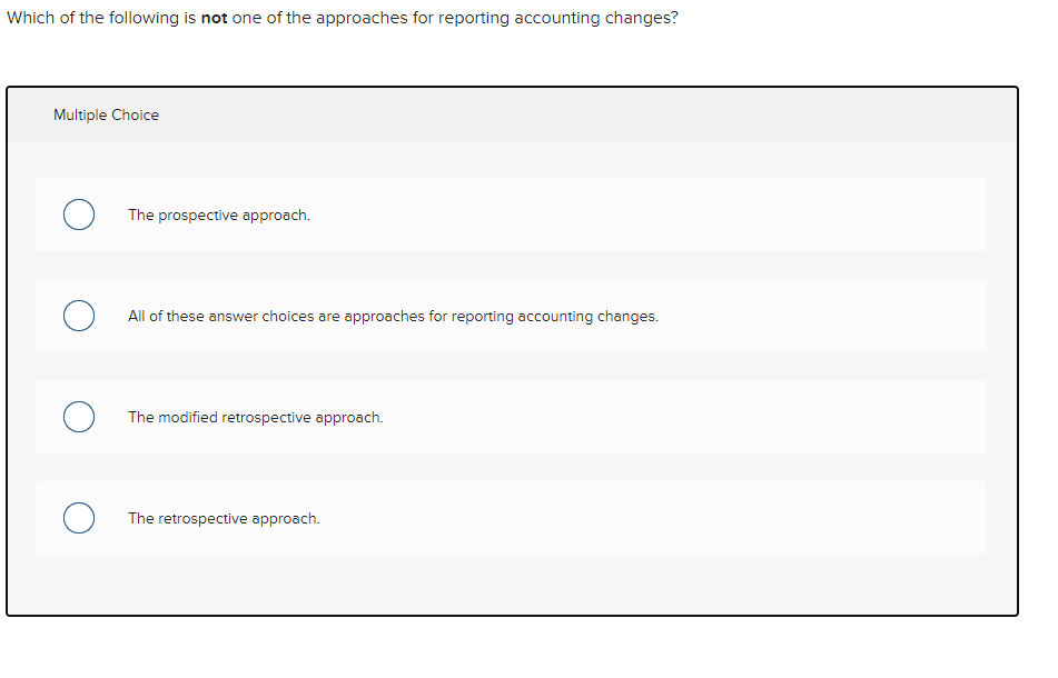 Solved Which Of The Following Is Not One Of The Approaches Chegg