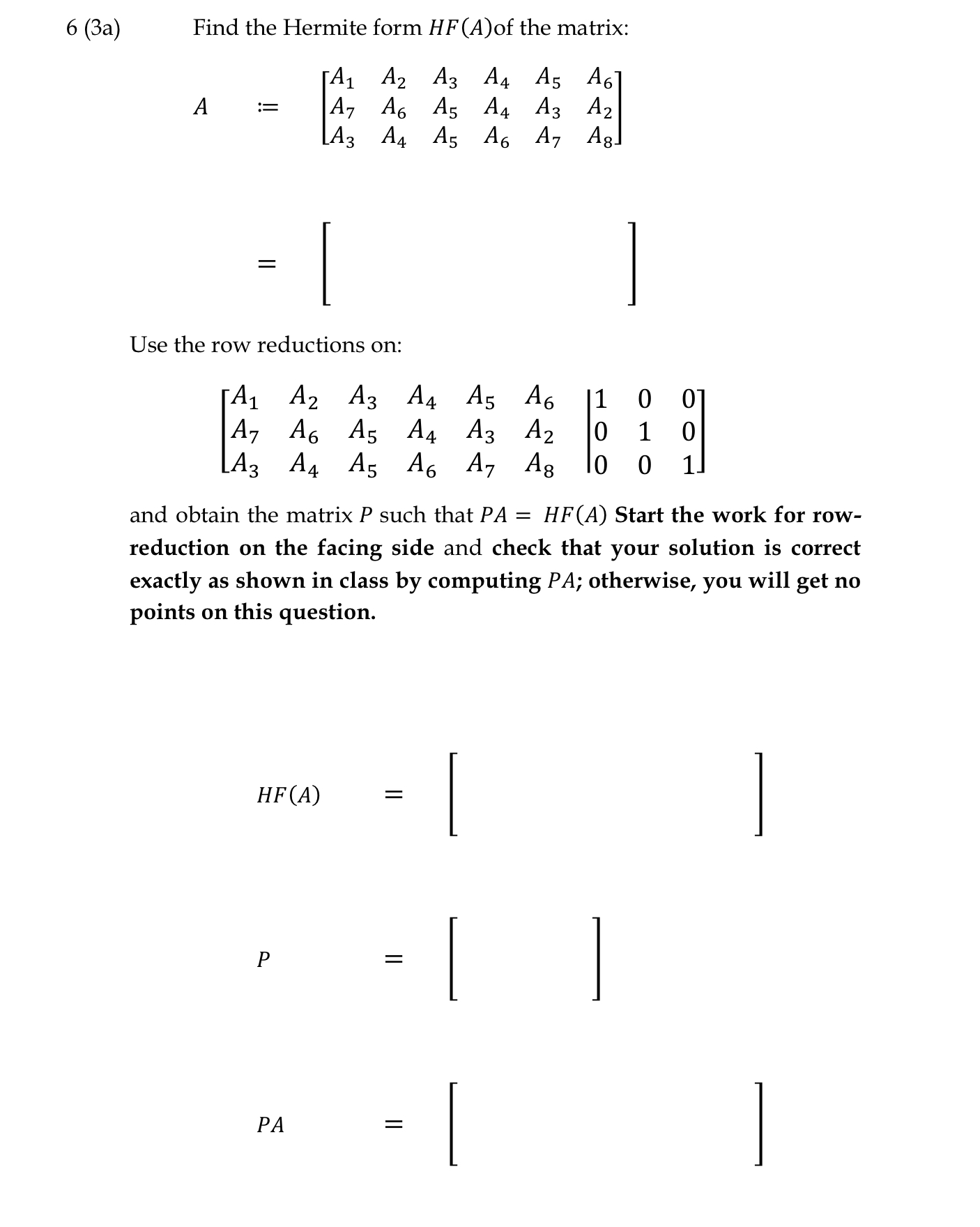 Solved Can you Please help me solve 3a and its sub parts | Chegg.com