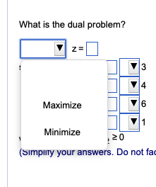 Solved State the dual problem for the linear programming | Chegg.com