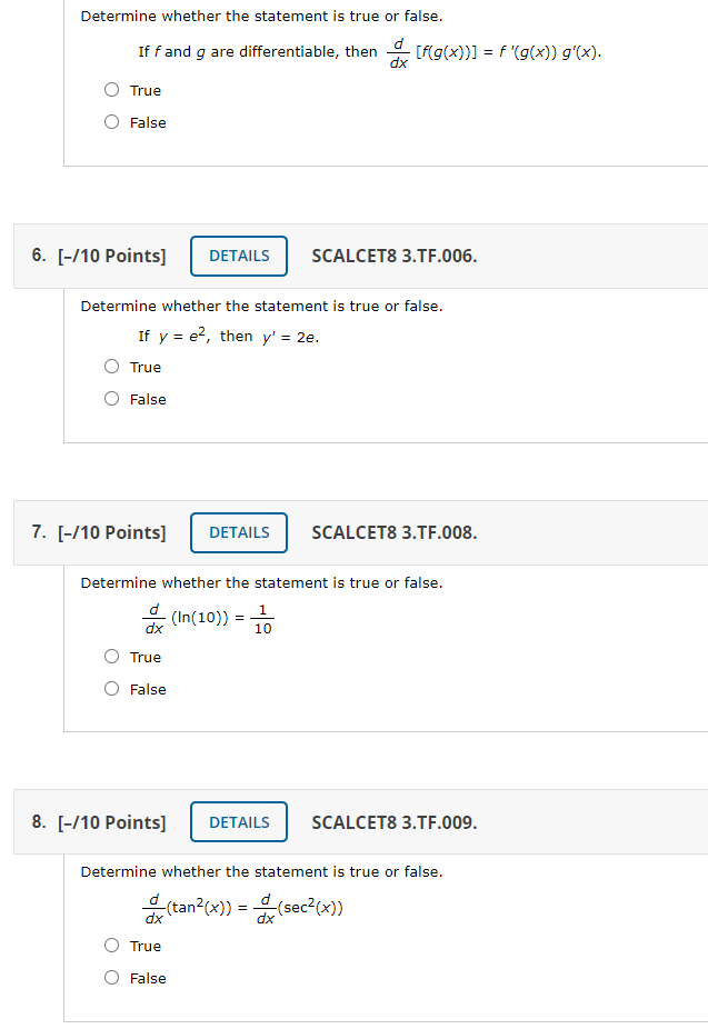Solved Determine whether the statement is true or false. If | Chegg.com