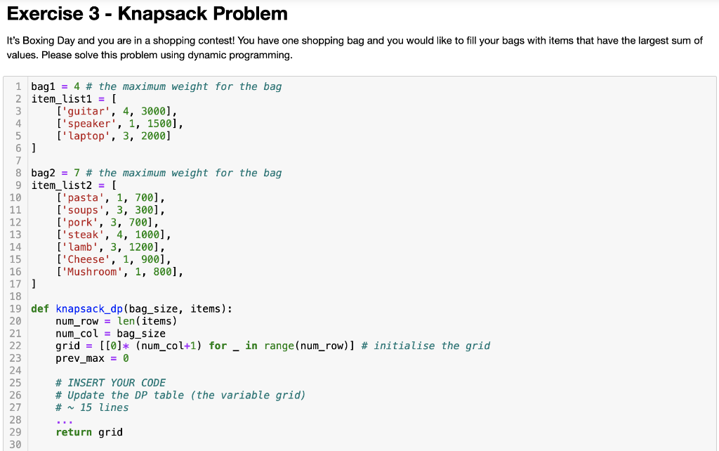 Solved Please use Python algorithm programming language to | Chegg.com