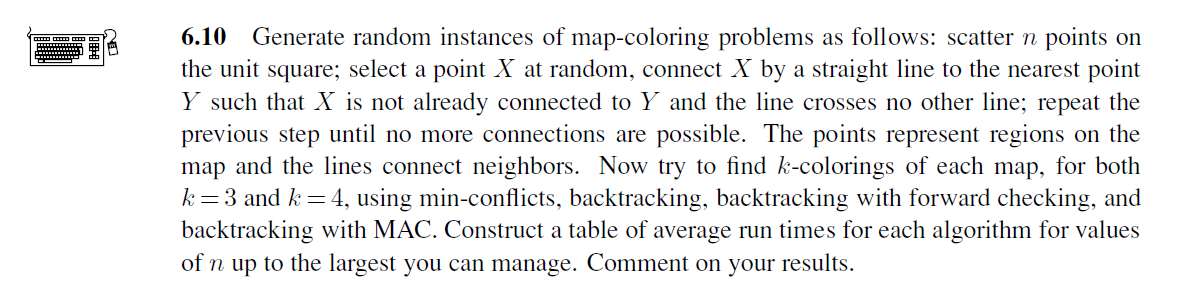 Solved From the book (Artificial Intelligence,/A Modern | Chegg.com