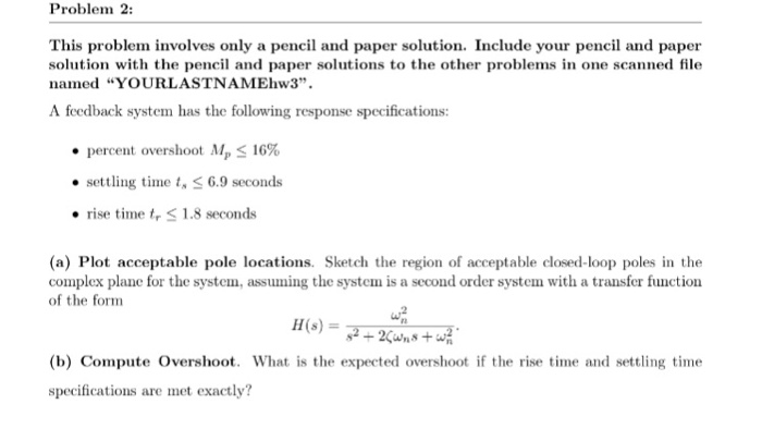 Solved Problem 2: This problem involves only a pencil and | Chegg.com