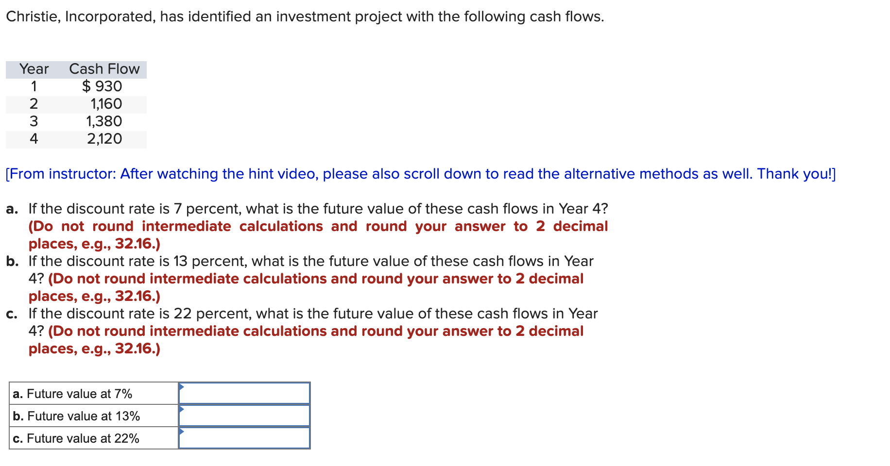 solved-christie-incorporated-has-identified-an-investment-chegg