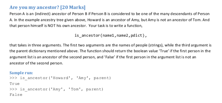 Solved Part 3: Ancestry trees All of us may come from | Chegg.com