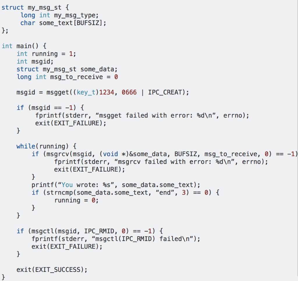 Solved Design a Unix message queue server for multiple | Chegg.com