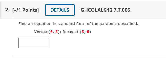 Solved 2 1 Points Details Ghcolalg12 71005 Find An