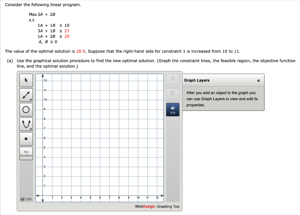 Solved Consider the following linear program. Max 3A + 2B | Chegg.com