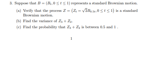 Solved 3. Suppose That B = (B!,0 | Chegg.com