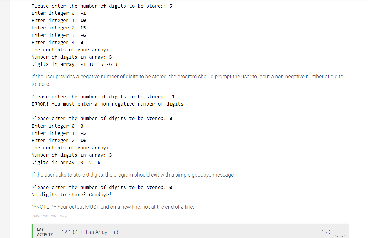 Solved With your partner, brainstorm a program that will ask | Chegg.com