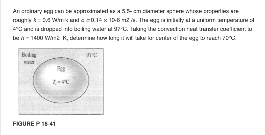 Solved An ordinary egg can be approximated as a 5.5 cm