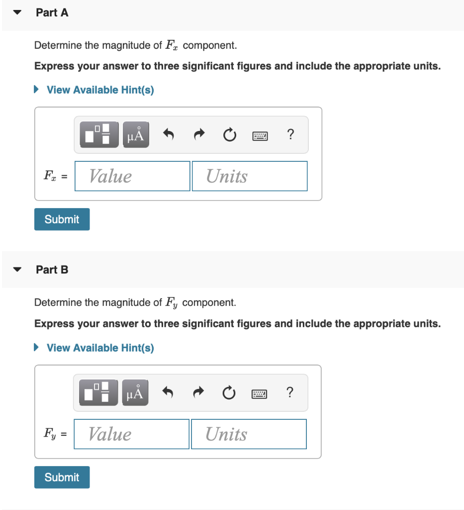 Solved The bolt is subjected to the force F, which has