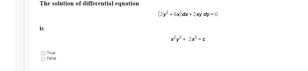 Solved The solution of a differential equation x2 dly dx2 dy | Chegg.com