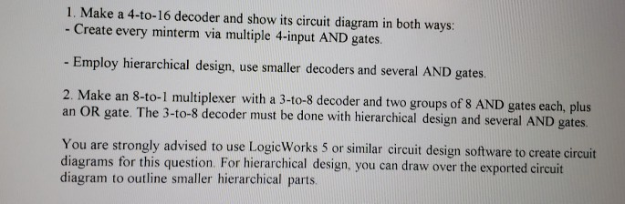 You can draw it by hand also as, i only need the idea | Chegg.com