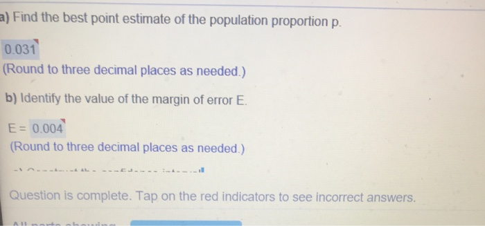 solved-a-find-the-best-point-estimate-of-the-population-chegg