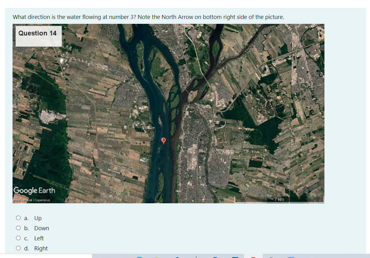 Solved What direction is the water flowing at number 3? Note | Chegg.com