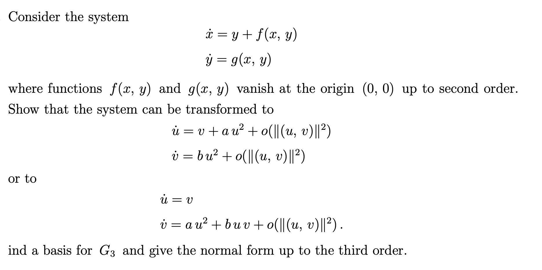 Consider The System U Y F X Y Y G X Y Wh Chegg Com