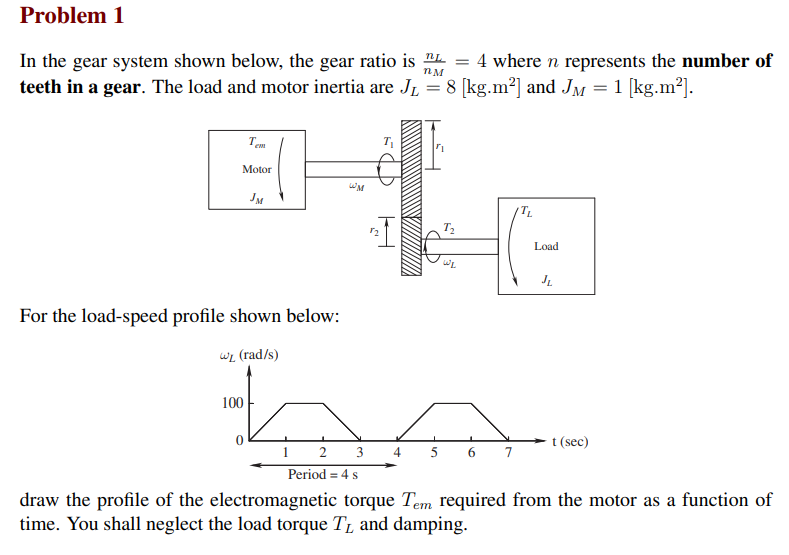 Solved In the gear system shown below, the gear ratio is | Chegg.com