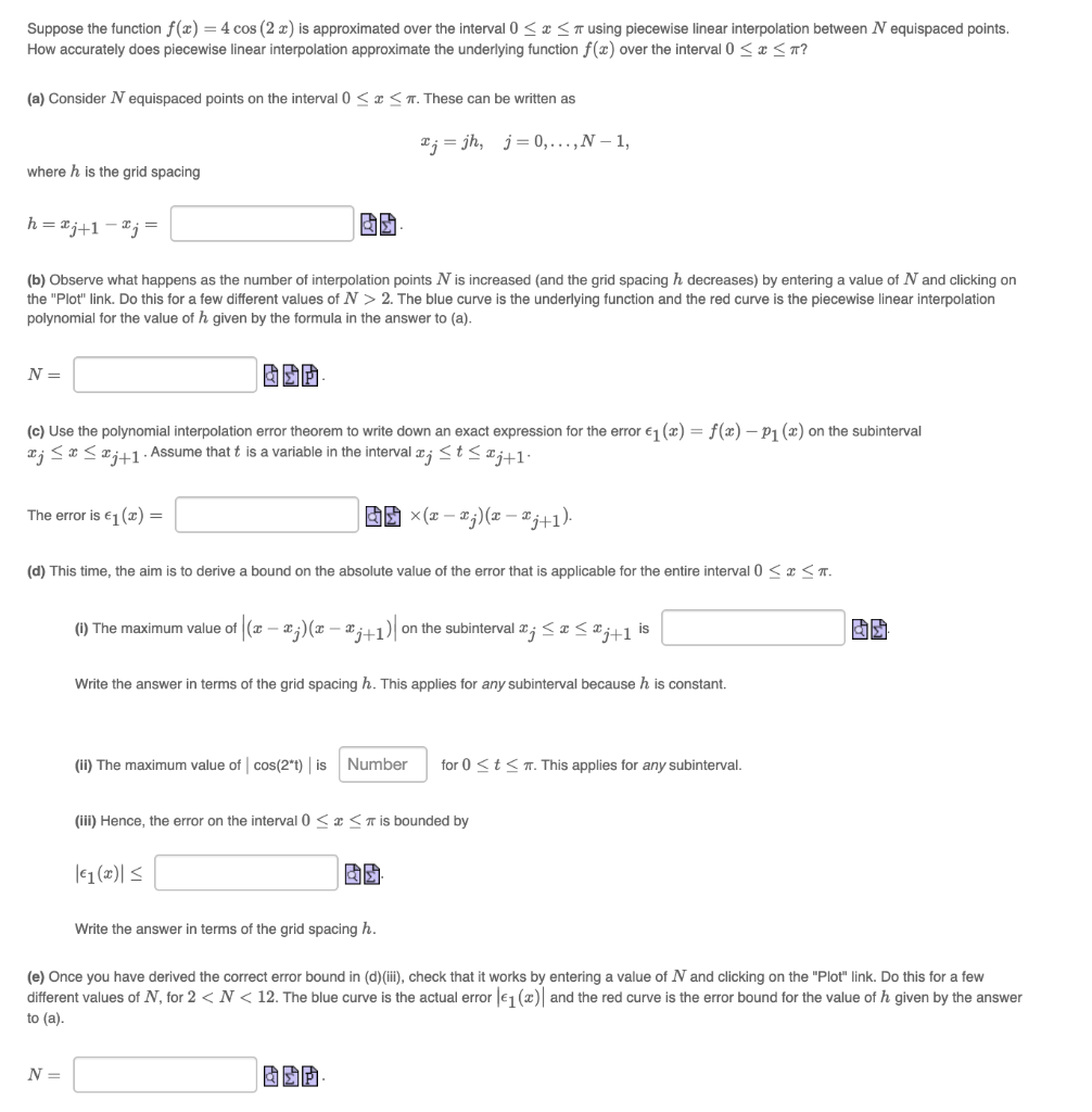 Suppose the function f(x) = 4 cos (22) is | Chegg.com