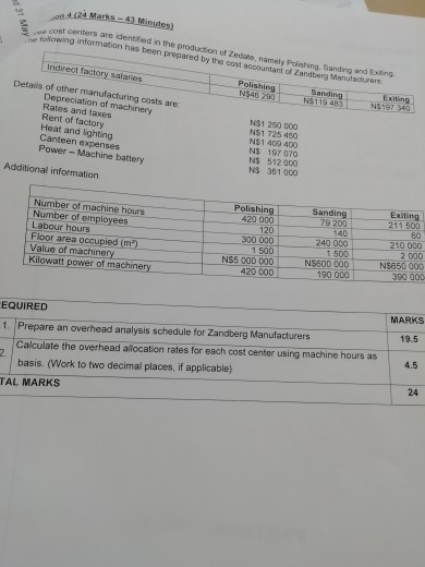 Solved 124 Marks-43 Minutes rs are identfied in the | Chegg.com