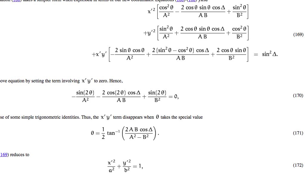 Solved cos2 θ 2 cos θ sin θ cos Δ A B sin2 θ 2 COS 2 '2[sin2 | Chegg.com