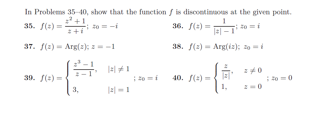 Solved Complex Analysis I Want To Know Many Details Of These | Chegg.com