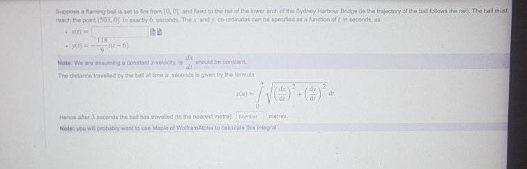 Solved Suppose a faming ball is set to fire from (0,0) and | Chegg.com