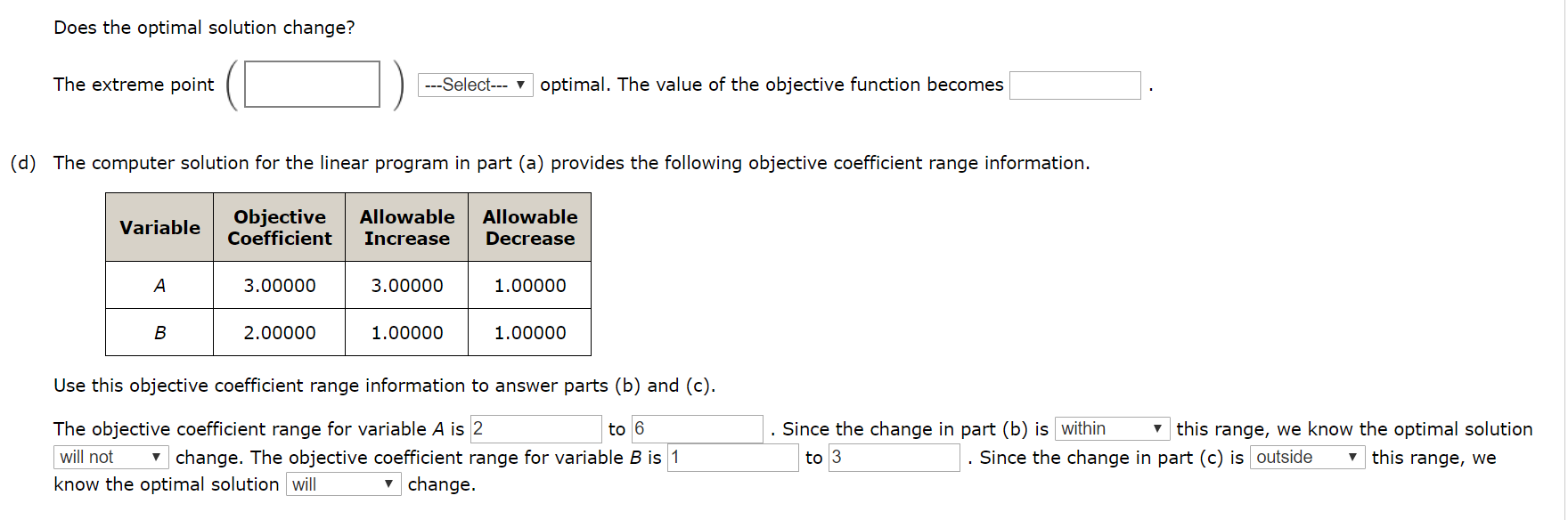 Solved Consider the following linear program. Max 3A + 2B | Chegg.com