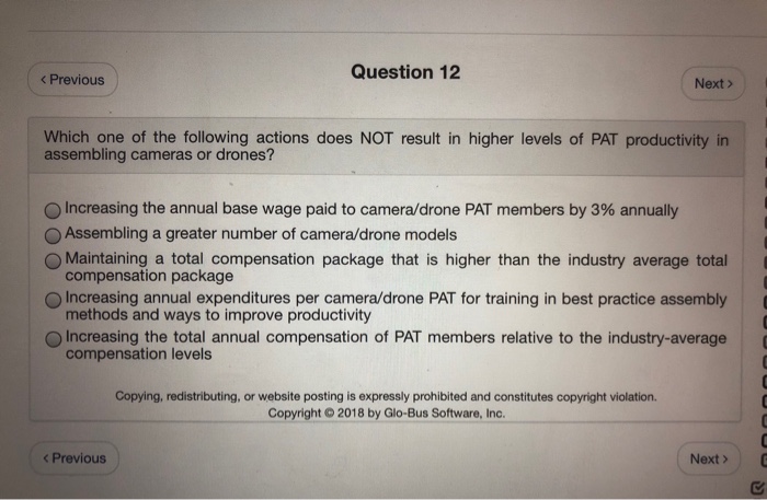 Solved Question 12 | Chegg.com