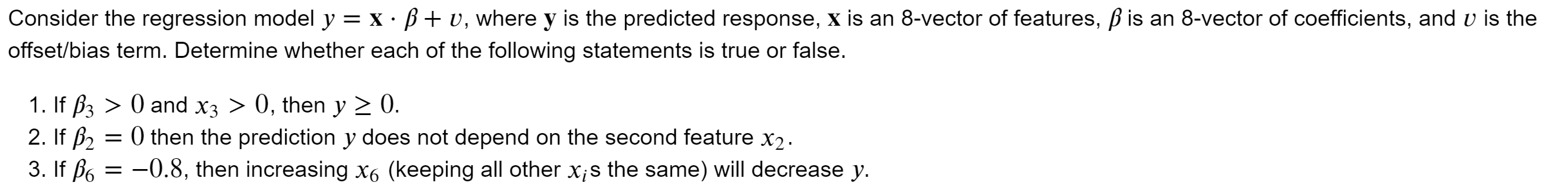 Solved Consider The Regression Model Yx⋅βv Where Y Is The 3279