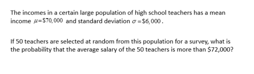 Solved The incomes in a certain large population of high | Chegg.com