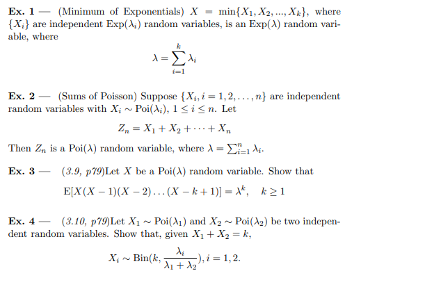 Solved Ex. 1− (Minimum of Exponentials) X=min{X1,X2,…,Xk}, | Chegg.com